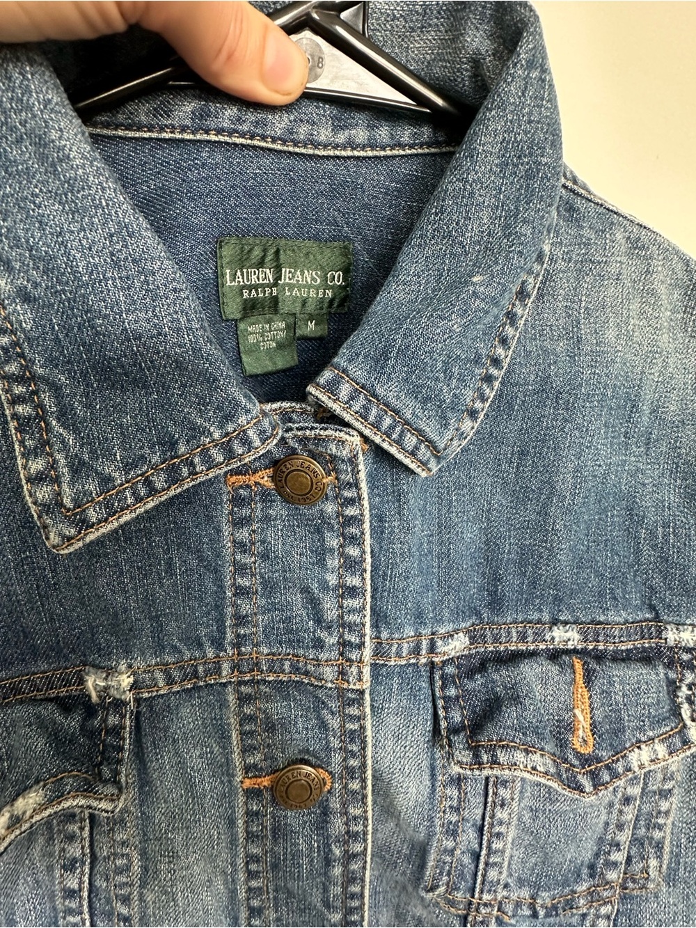 Ralph Lauren Medium Blue Denim Jacket - Picture 2 of 8
